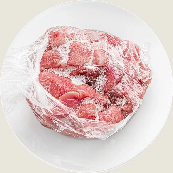 Raw dog food